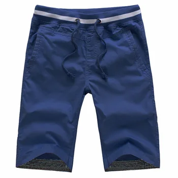Homens Shorts Tamanho Grande Casual Cintura Elástica Homens Roupas Shorts 2021 Nova Moda De Verão Ao Ar Livre Masculino Cordão De Calças Curtas